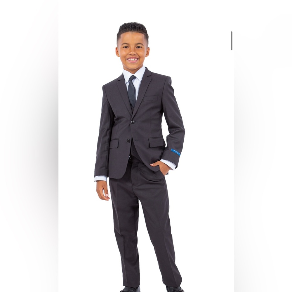 Classic Gray kids 5 piece suit set size 20